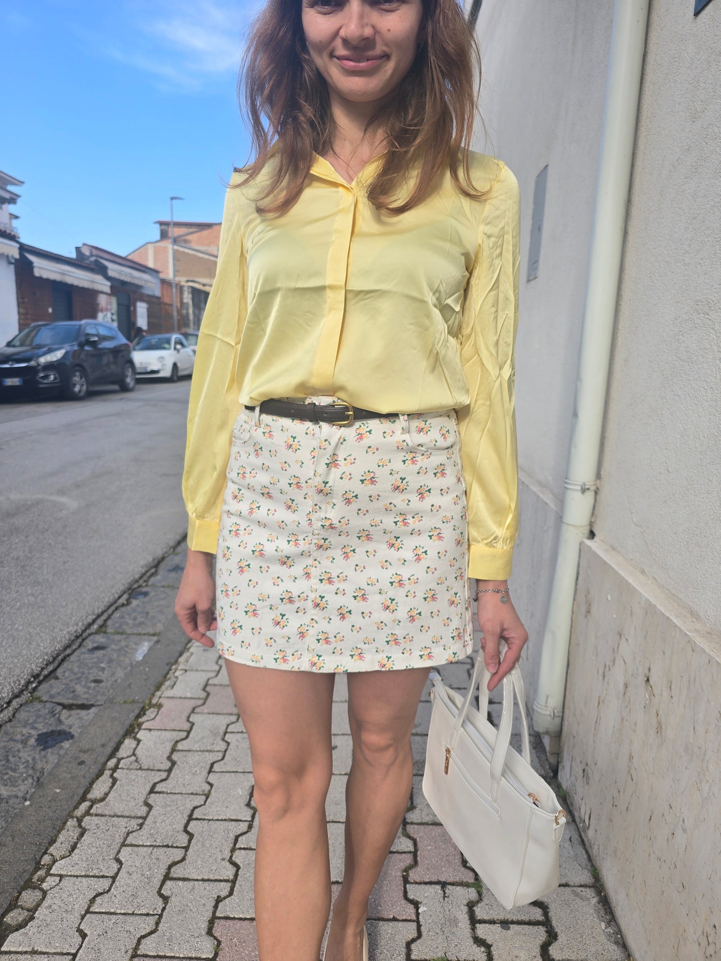 GONNE IN DENIM MILLEFIORI 2 varianti colori