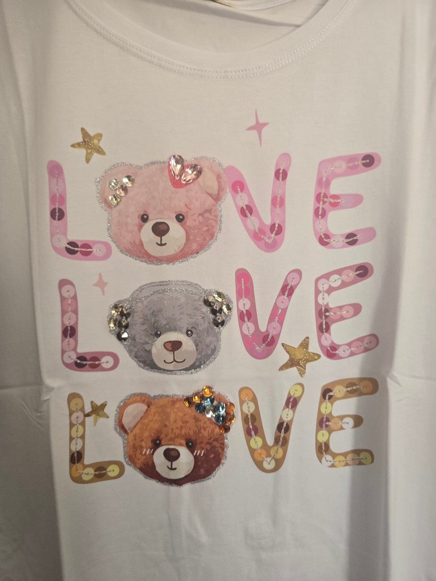 T-SHIRT TEDDY LOVE LOVE