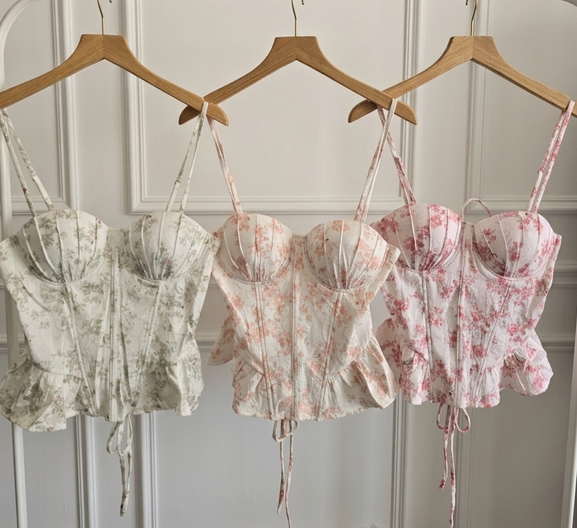 CORSETTO MODELLANTE FLOWERS