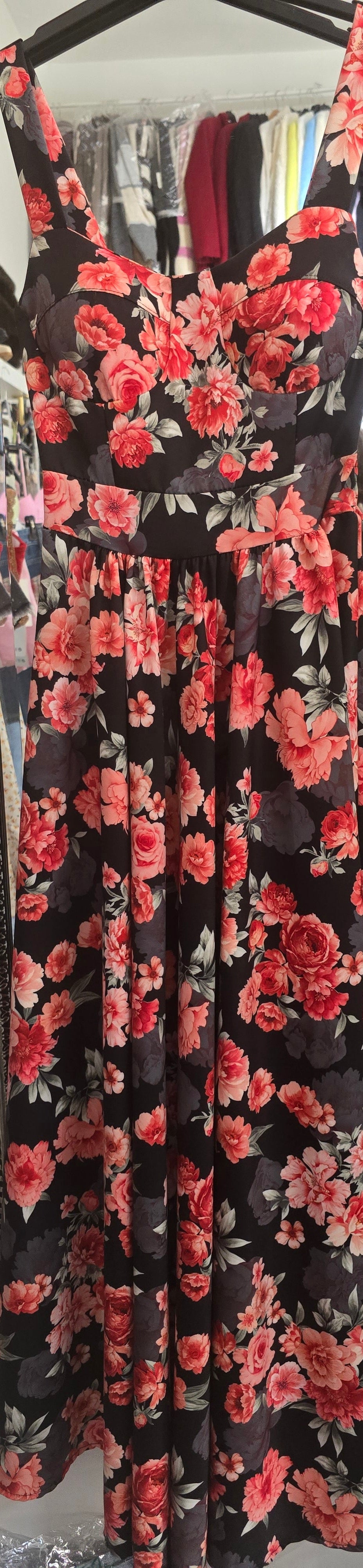 DRESS ABITO LUNGO FLOWERS 4 colori