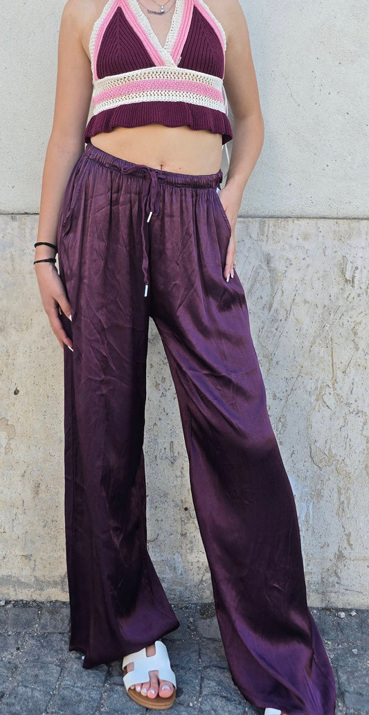 PANTALONI SATEN