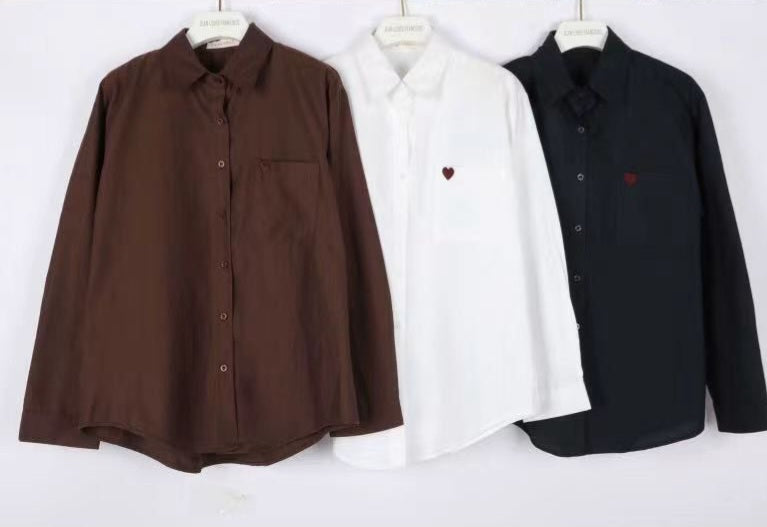 CAMICIA CON CUORICINO 3 colori