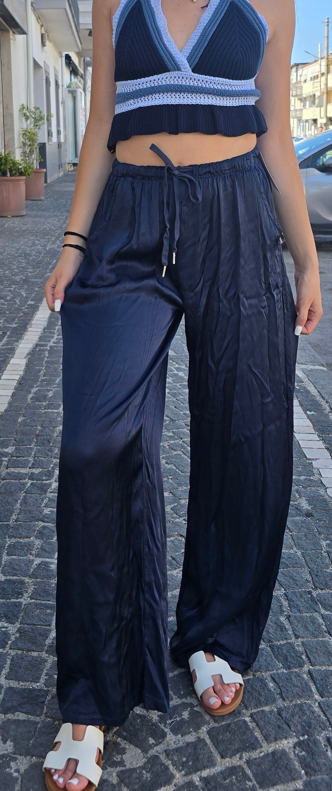 PANTALONI SATEN