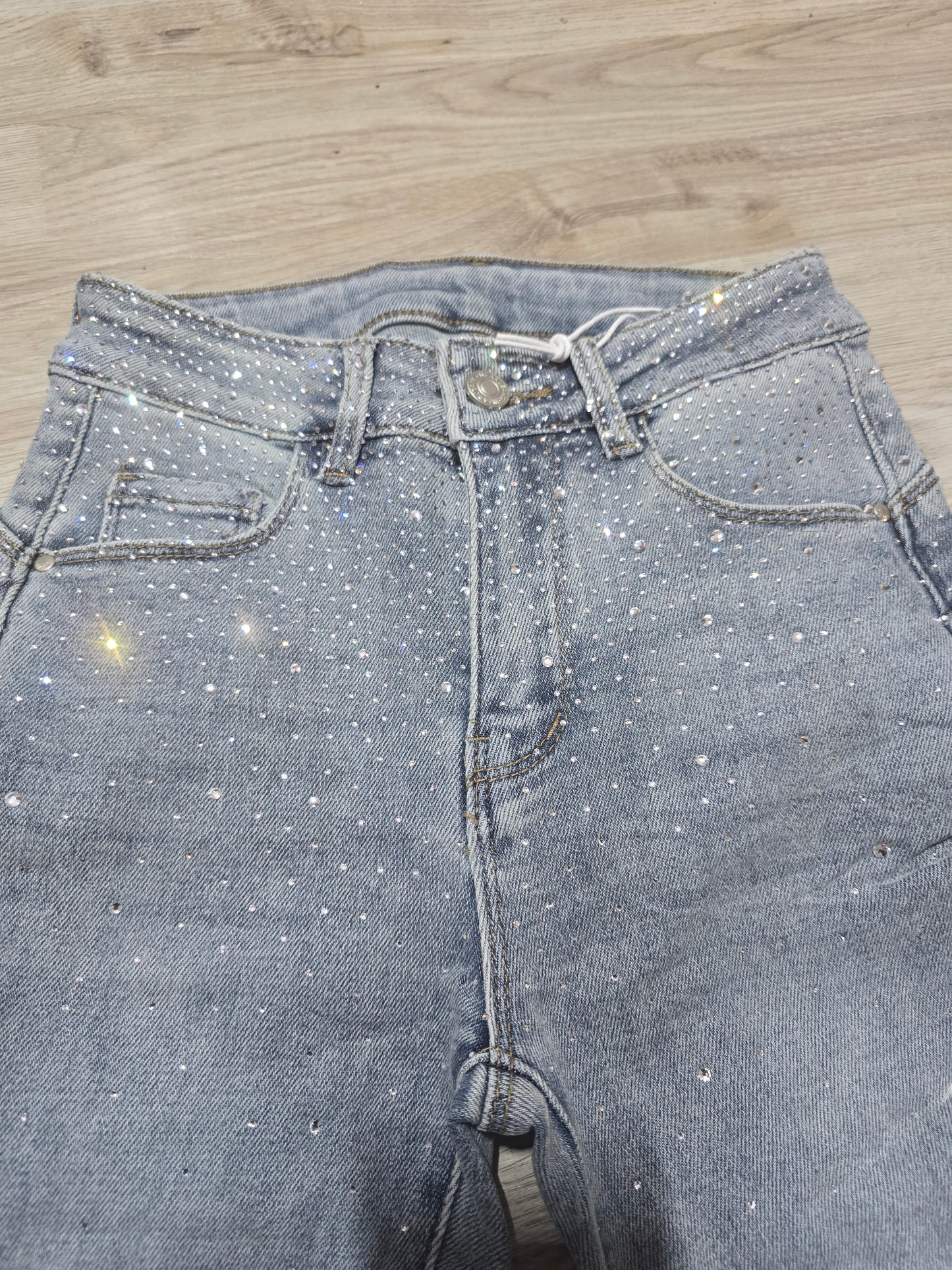 JEANS STRASS PUSH UP