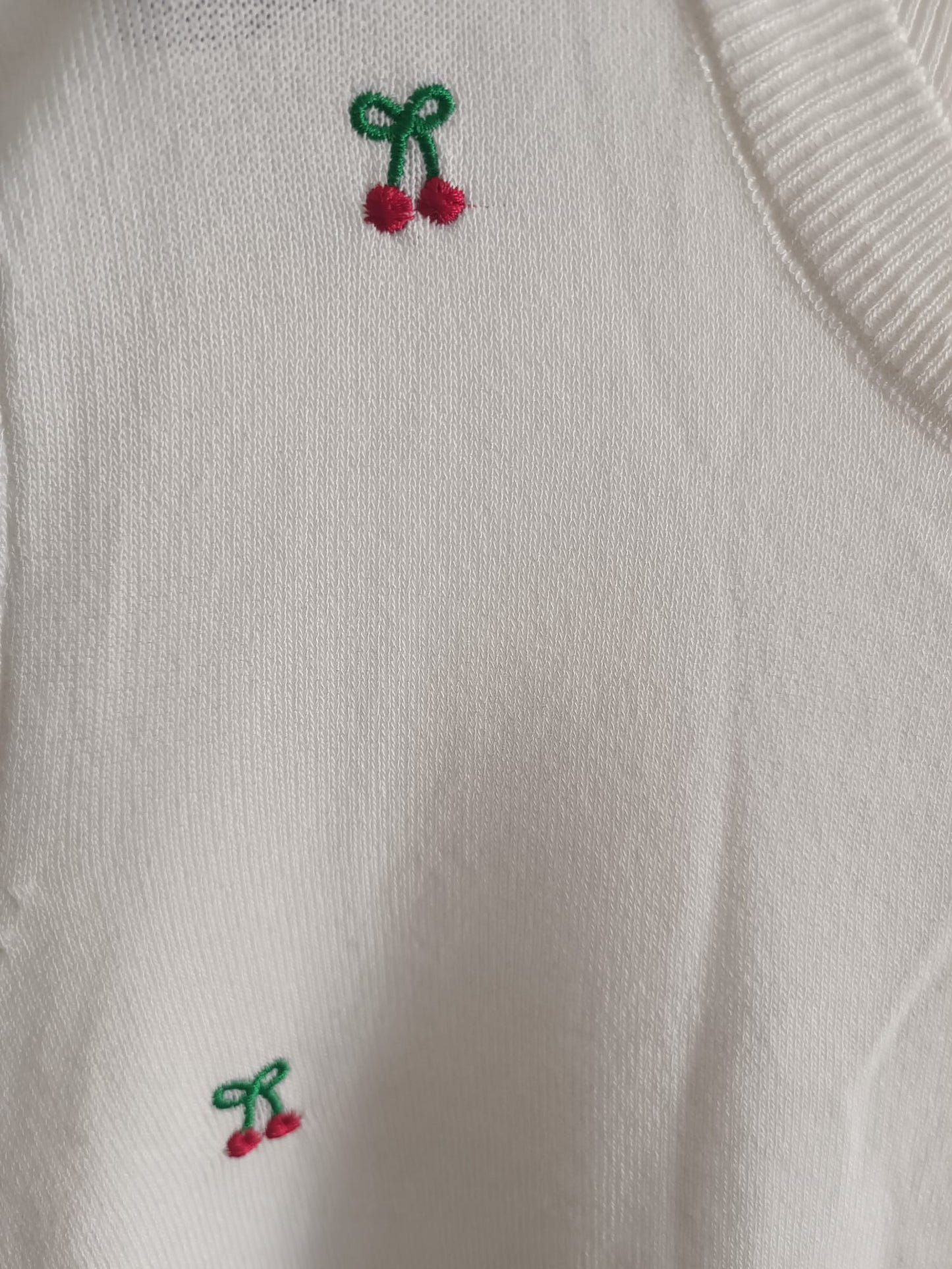 MAGLIA IN FILO CILIEGIA