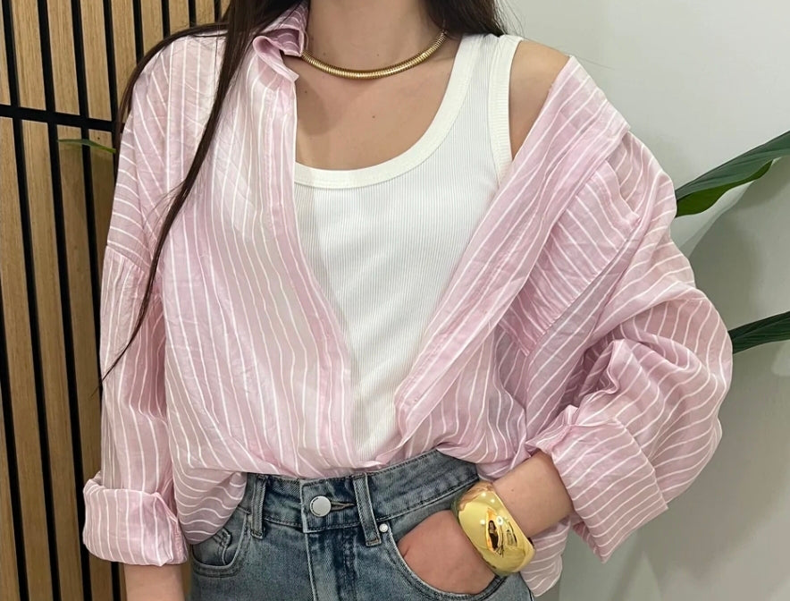 CAMICIA SEMIVELATA GESSATA