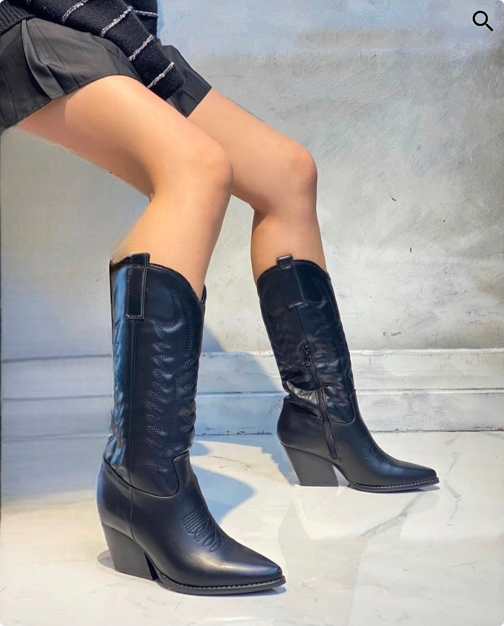 STIVALI CAMPEROS 2 COLORI BEIGE E NERO