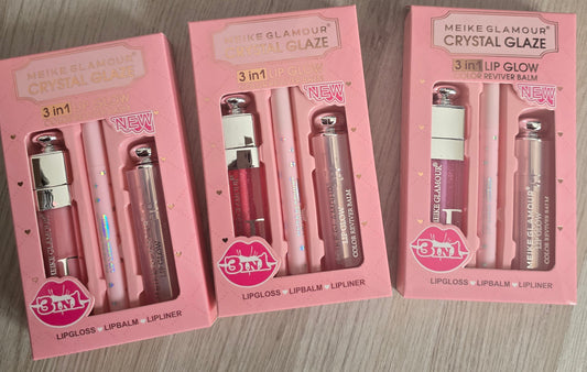 3 in 1 LIP GLOW - LIPGLOSS, LIPBALM, LIPLINER