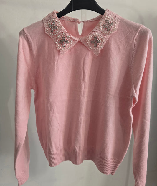 MAGLIONCINO  COLLETTO GIOIELLO