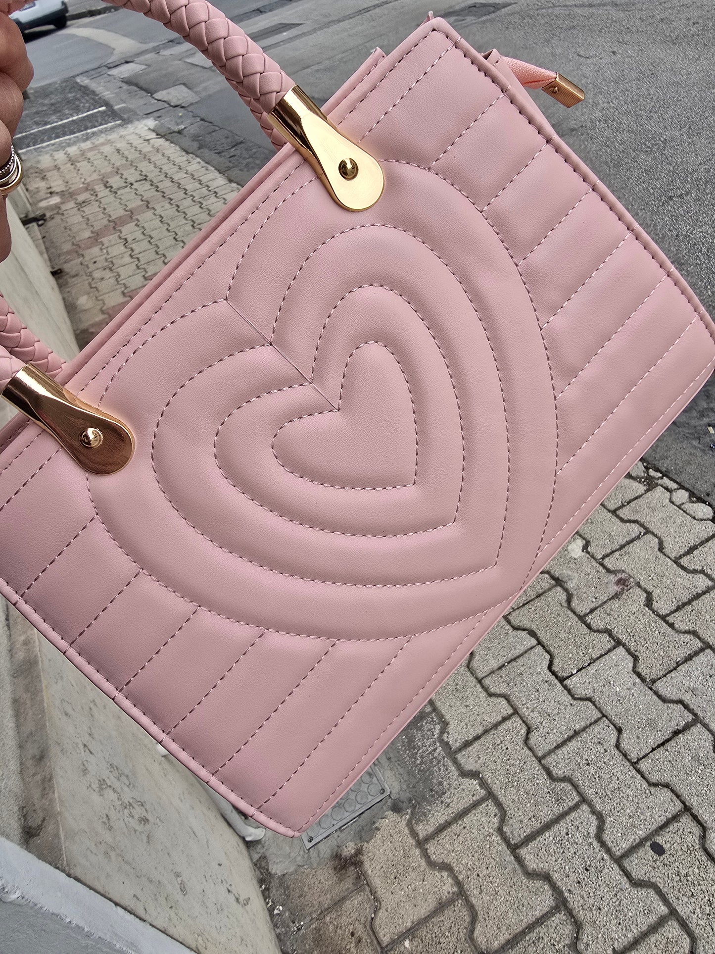 BORSA CUORE 5 COLORI