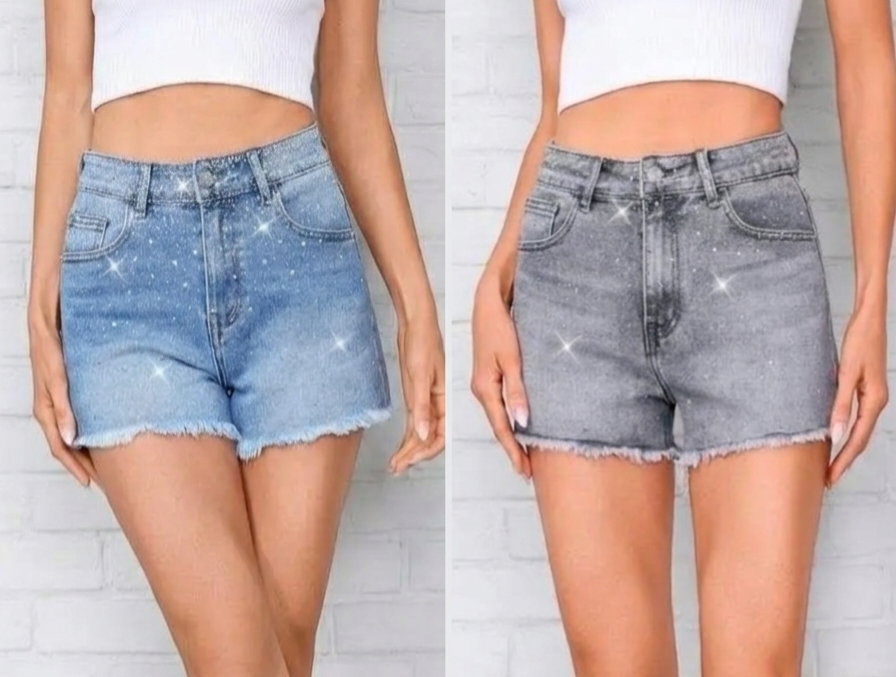 SHORTS BRILLANTINATI