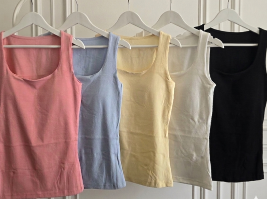 CANOTTA CON COPPETTE 5 COLORI