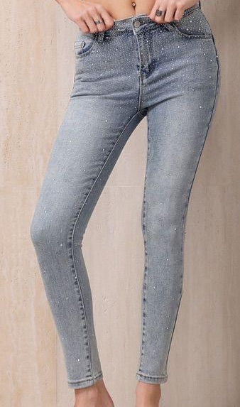 JEANS STRASS PUSH UP