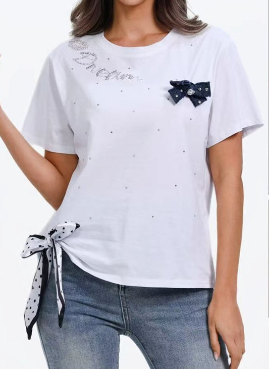 T-SHIRT FIOCCO POIS