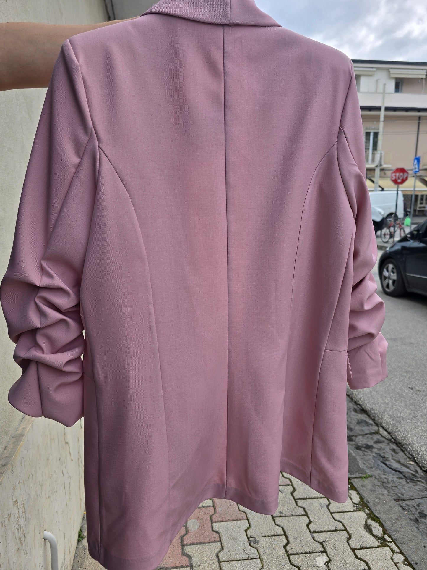 BLAZER MANICA ARRICCIATA 5 COLORI