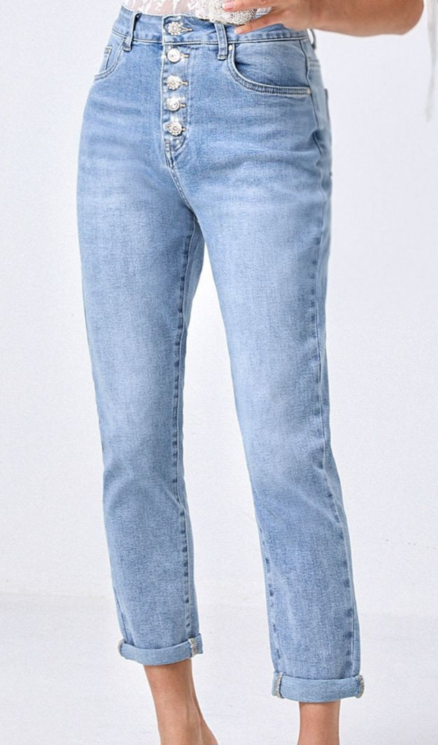 JEANS BOTTONI LUXURY