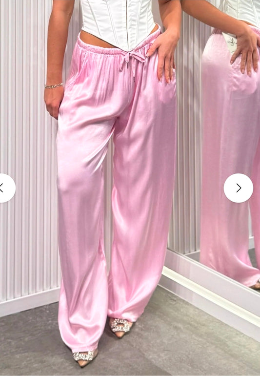 PANTALONI IN RASO SATEN