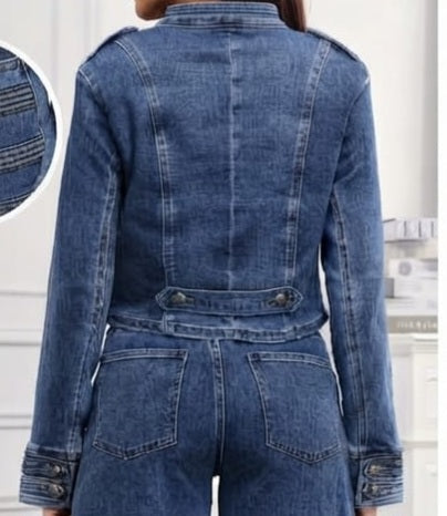 GIACCA IN DENIM BOTTOM