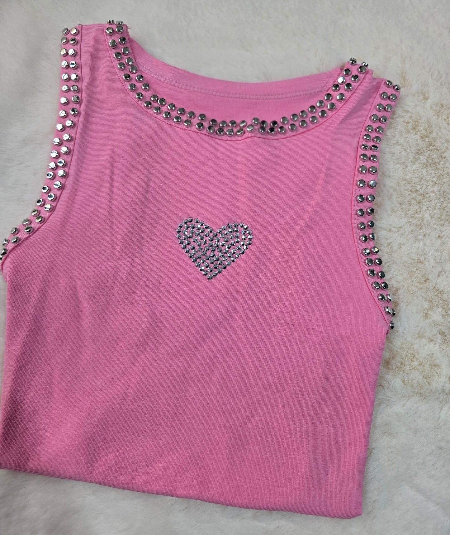 CANOTTA CUORE E STRASS